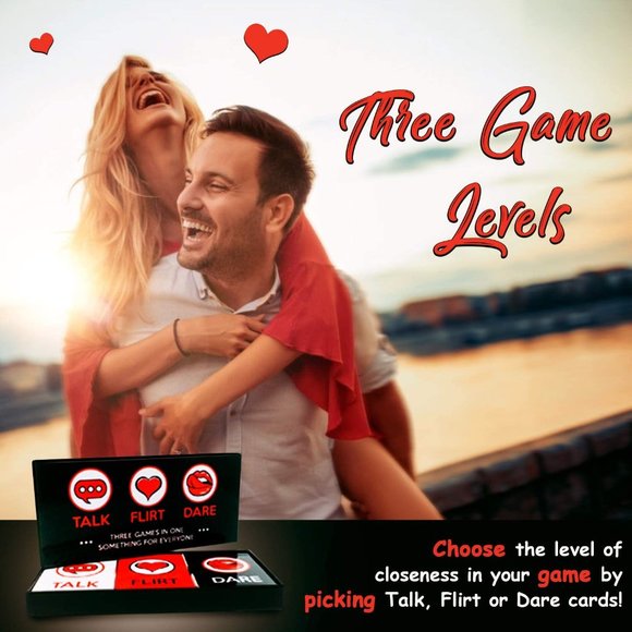 Brand new card game Talk, Flirt, Dare! Fun and Romantic Game for Couples - Picture 3 of 6